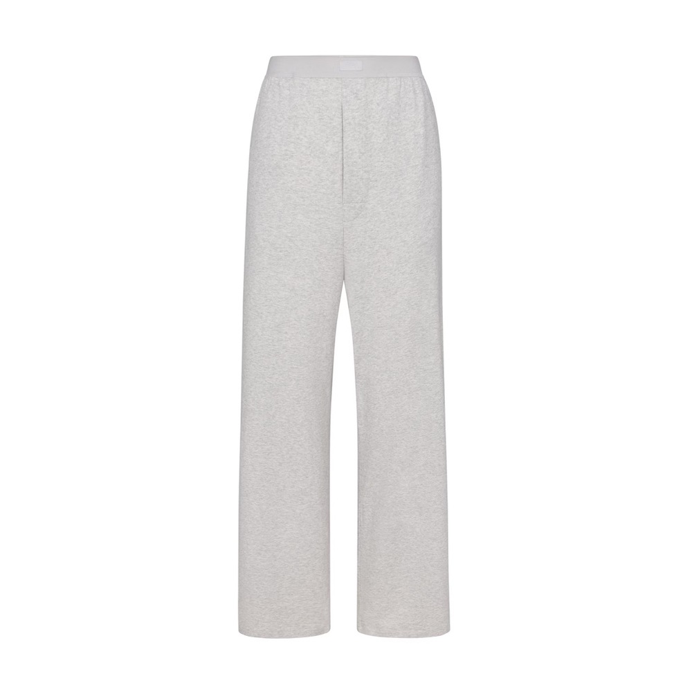 SKIMS Boyfriend Loose Pants Light Heather Grey | Size Small | NWT